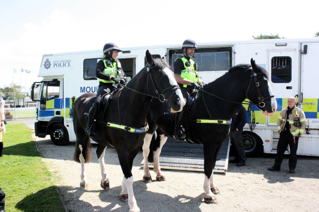 West Yorkshire Police mounted unit.